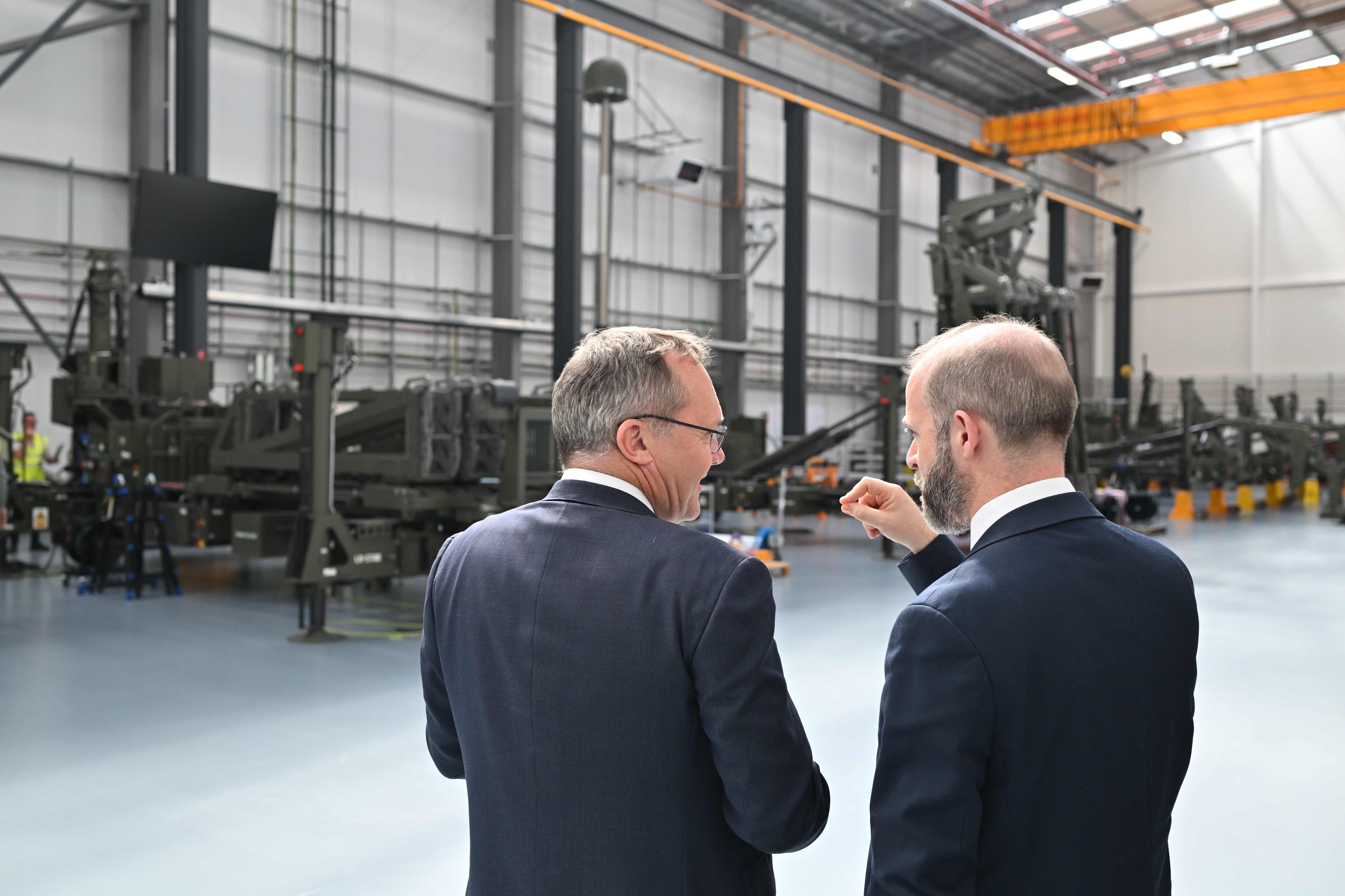Chris Allam, MBDA Executive Group Director and UK Government’s Business Secretary Jonathan Reynolds