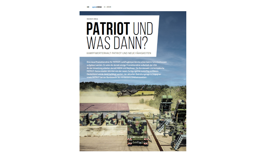 Artikel zur Patriot Modernisierung