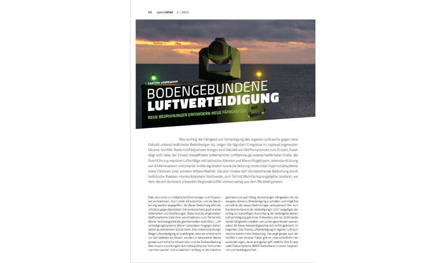 Artikel zur bodengebundenen Luftverteidigung