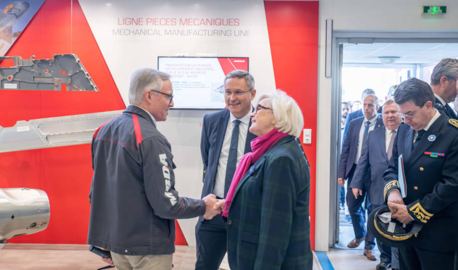 Catherine Vautrin chez MBDA