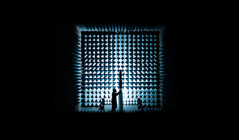 Prototype tested in an anechoic chamber