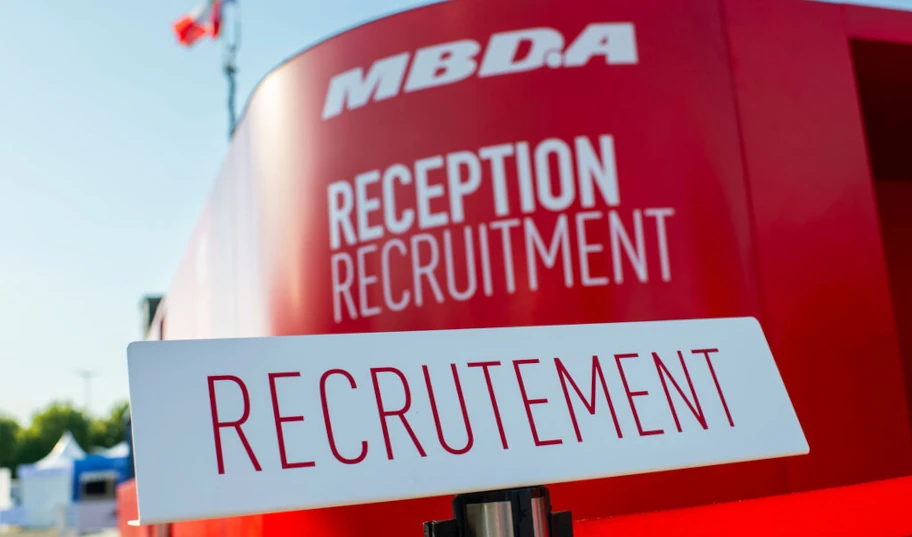 MBDA Eurosatory espace recrutement sur le stand