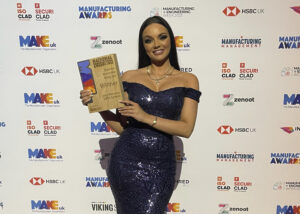 Picture of MakeUK Manufacturing Awards winner Libby Blencowe.