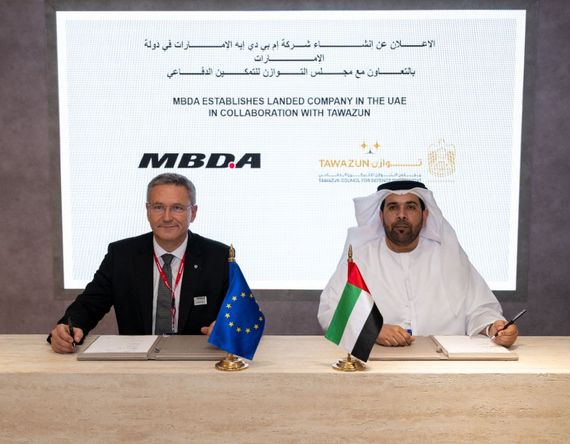 Eric Beranger &amp; Matar Ali Al Romaithi - (c) MBDA 2025