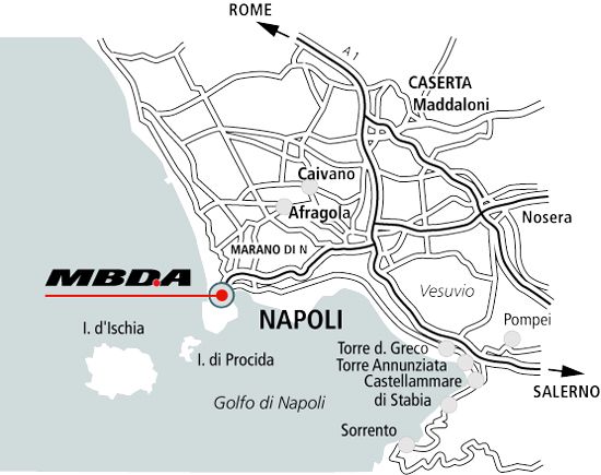 Mappa MBDA - Fusaro
