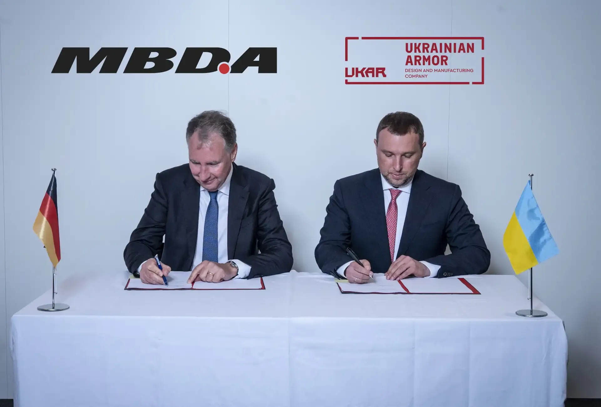 Signing of the MoU between MBDA and UKAR