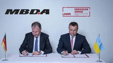 Signing of the MoU between MBDA and UKAR