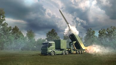 MBDA's LAND CRUISE MISSILE SYSTEM firing - 3D