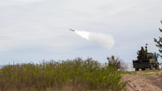 MISTRAL MANPADS firing for the exercise 2014 KEVEDTORM
