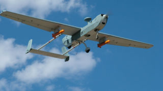 VIPER-E flying on Hunter UAV MBDA