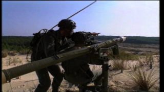 Youtube capture of MISTRAL MANPADS a very short range air defence weapon system designed by MBDA and firing the MISTRAL missile