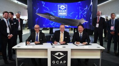 MBDA UK, MBDA Italia and Japan’s Mitsubishi Electric Corporation have announced at DSEI 2023 the signing of a collaboration agreement to work towards an Effects Domain to support the design of core-platform as part of the Global Combat Air Programme (GCAP).